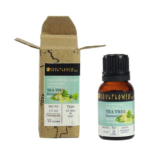 Soulflower Tea Tree Essential Oil | Grocsy