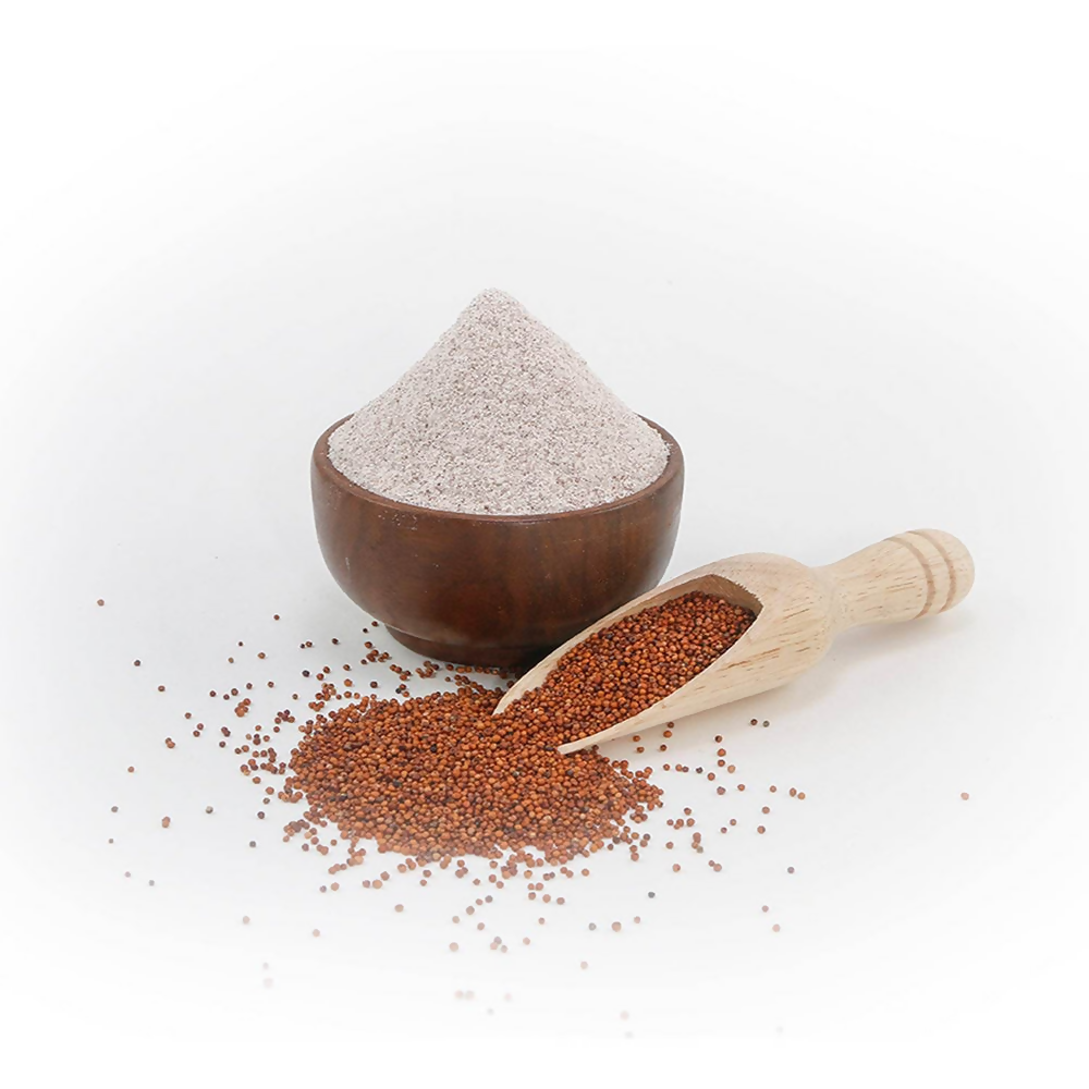 Organic Mandya Hand Pounded Finger Millet/Ragi Flour | Grocsy