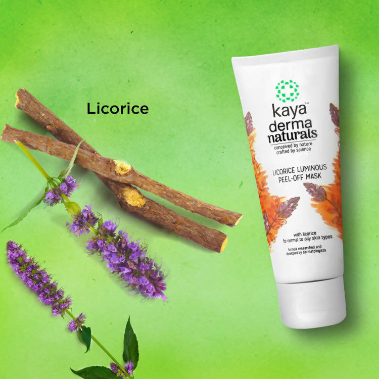 Kaya Licorice Luminous Peel-Off Mask | Grocsy