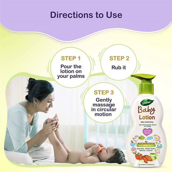 Dabur Baby Lotion Daily Moisturising | Grocsy