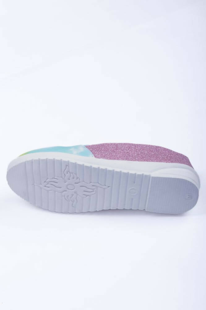 Tiny Bugs Multi Color Girls Prited Flat Causal Wear Ballerinas | Grocsy