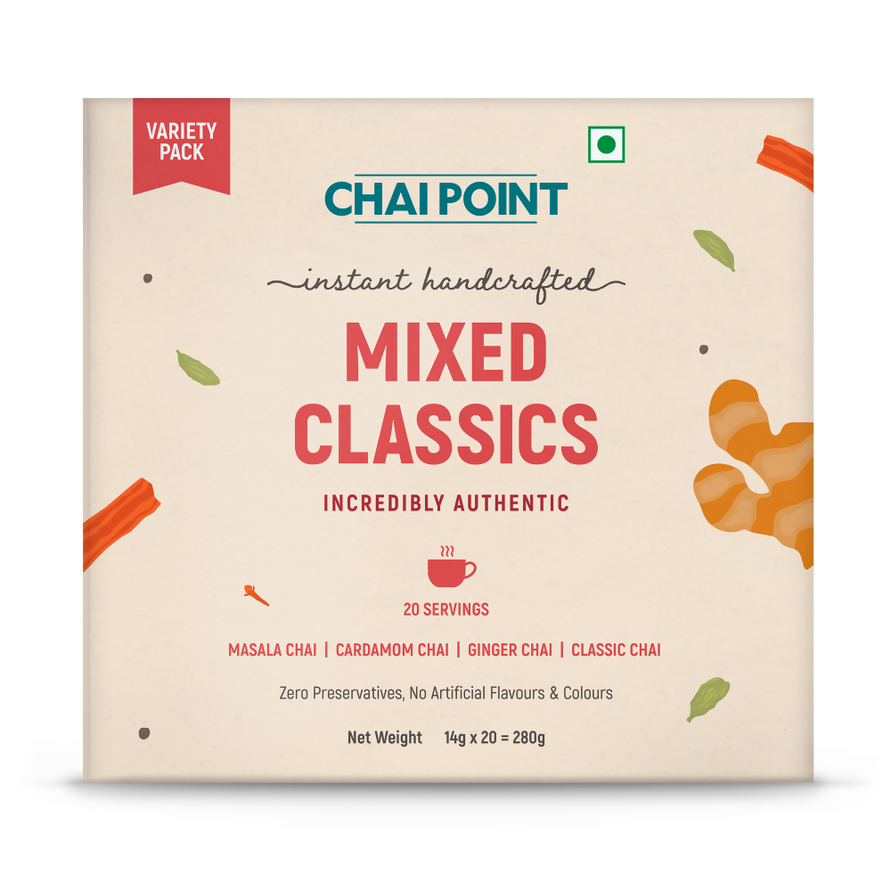 Chai Point Mixed Classics – Instant Chai Variety Pack | Grocsy