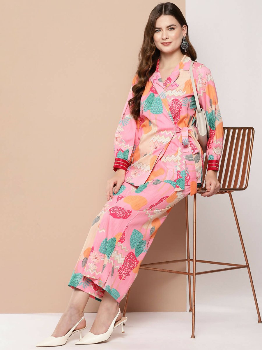 Ahalyaa Women's Traditional Wear Co-ods - Multi | Grocsy