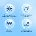 La Shield Pollution Protect Mineral Sunscreen Gel SPF 50 | Grocsy