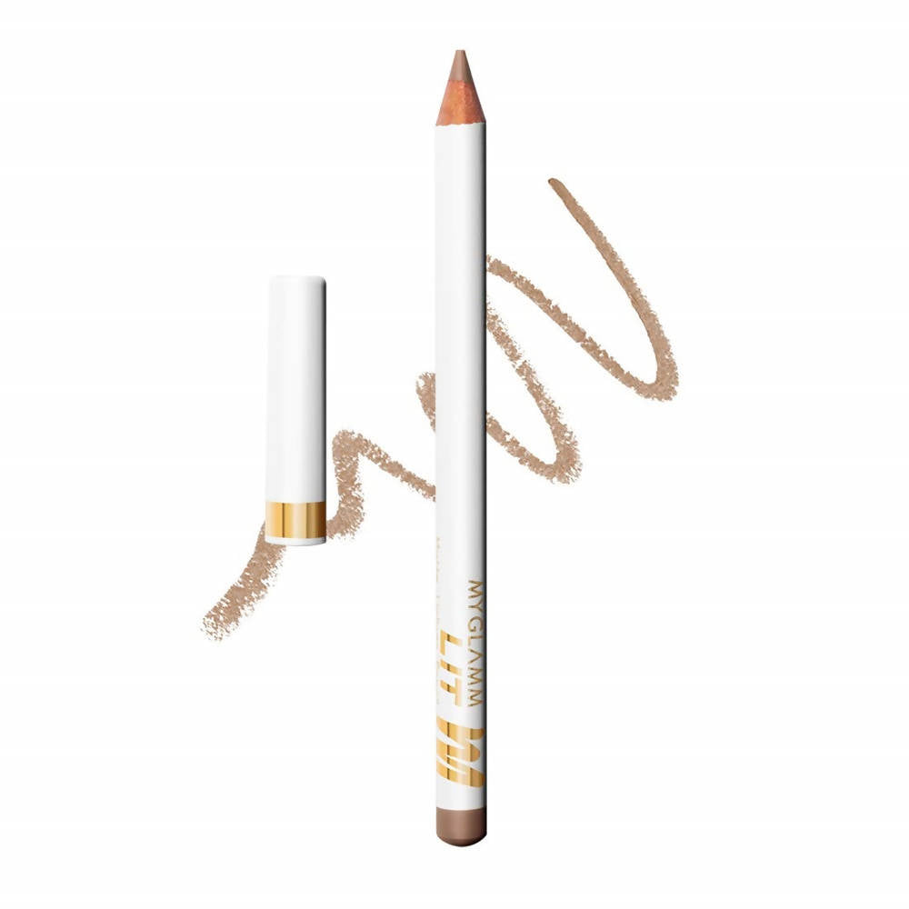 MYGLAMM LIT Matte Lip Liner Pencil - Basic (1.14 Gm) | Grocsy