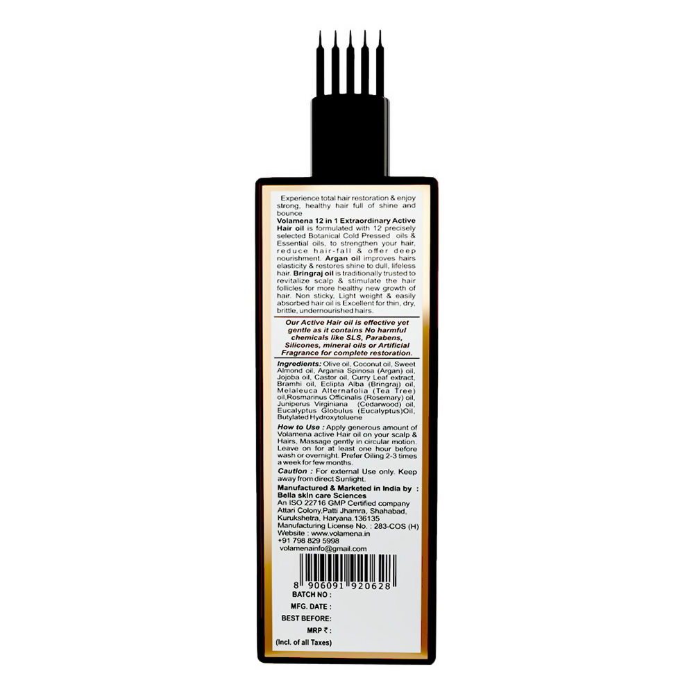 Volamena 12 in 1 Extraordinary Active Hair Oil | Grocsy