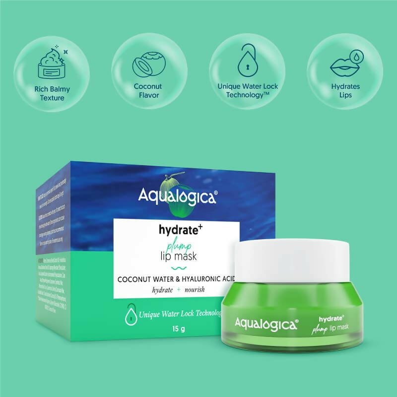 Aqualogica Hydrate+ Plump Lip Mask | Grocsy