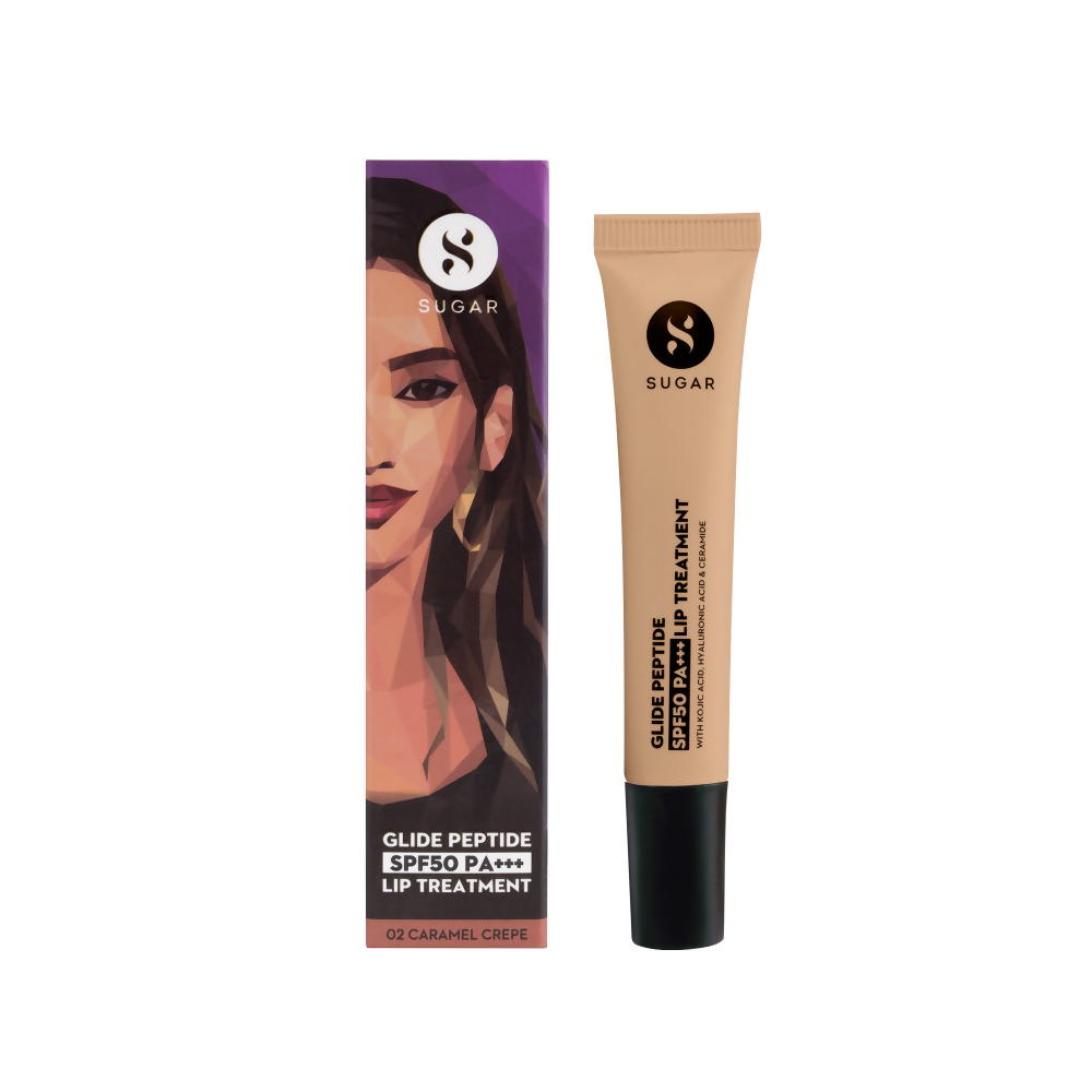 SUGAR Glide Peptide SPF50 PA+++ Lip Treatment - 02 Caramel Crepe | Grocsy