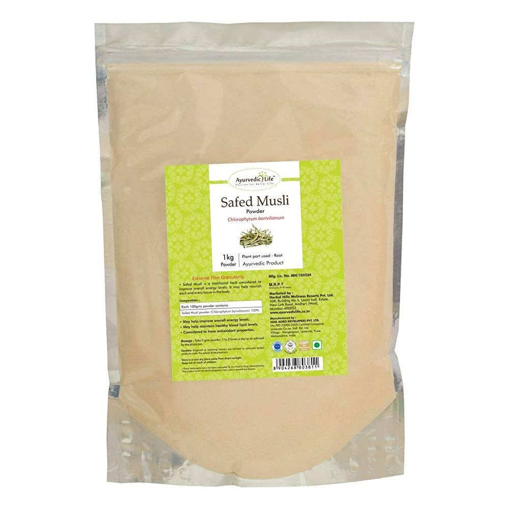 Ayurvedic Life Safed Musli Powder | Grocsy