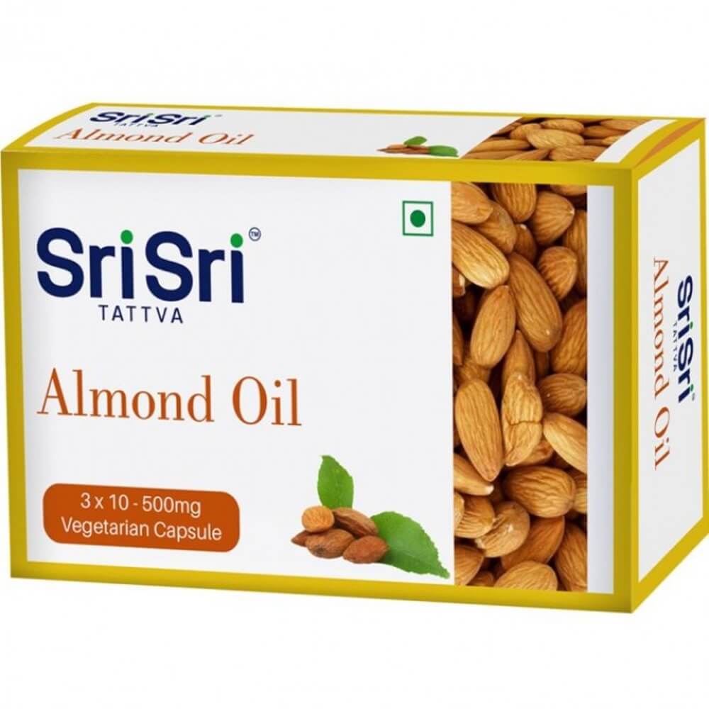 Sri Sri Tattva Almond Veg Oil Capsules | Grocsy