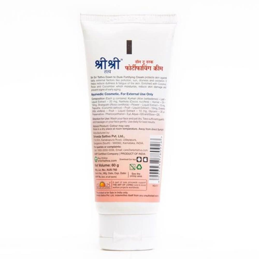 Sri Sri Tattva Dawn To Dusk Fortifying Cream | Grocsy