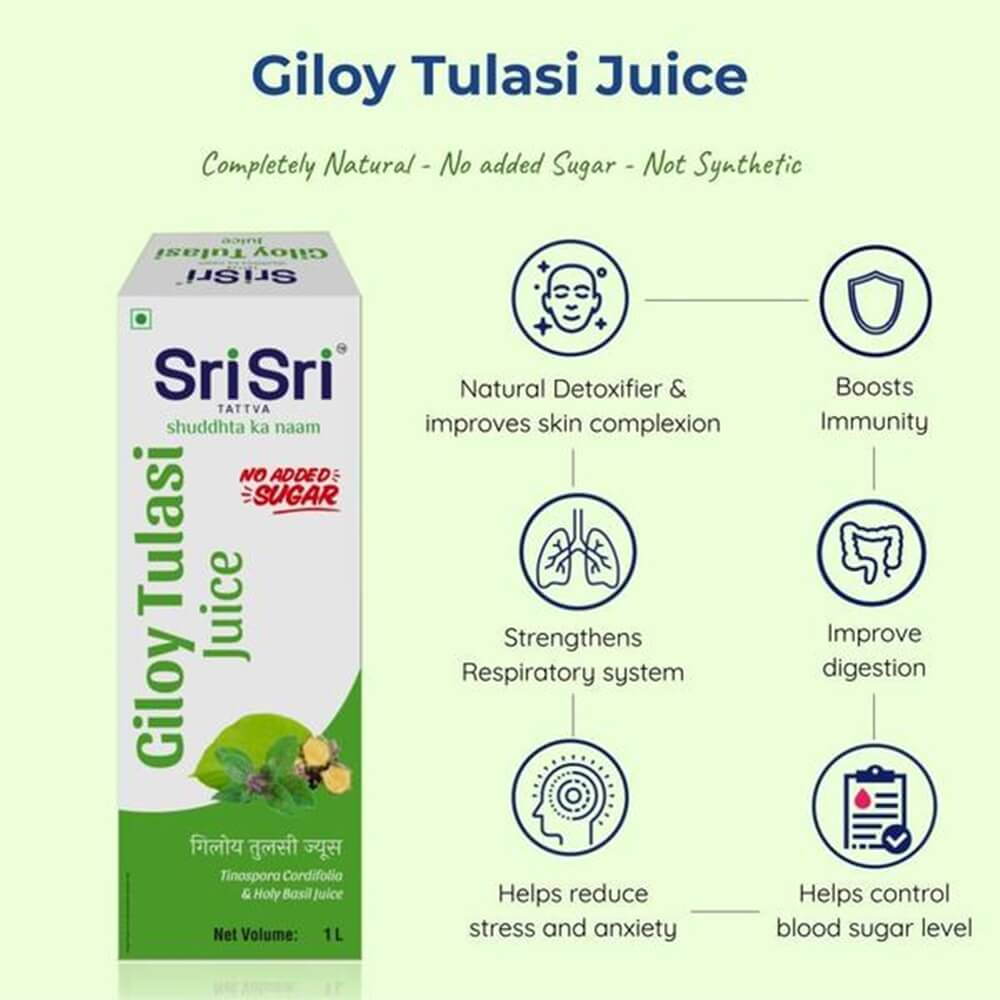 Sri Sri Tattva Giloy Tulsi Juice | Grocsy