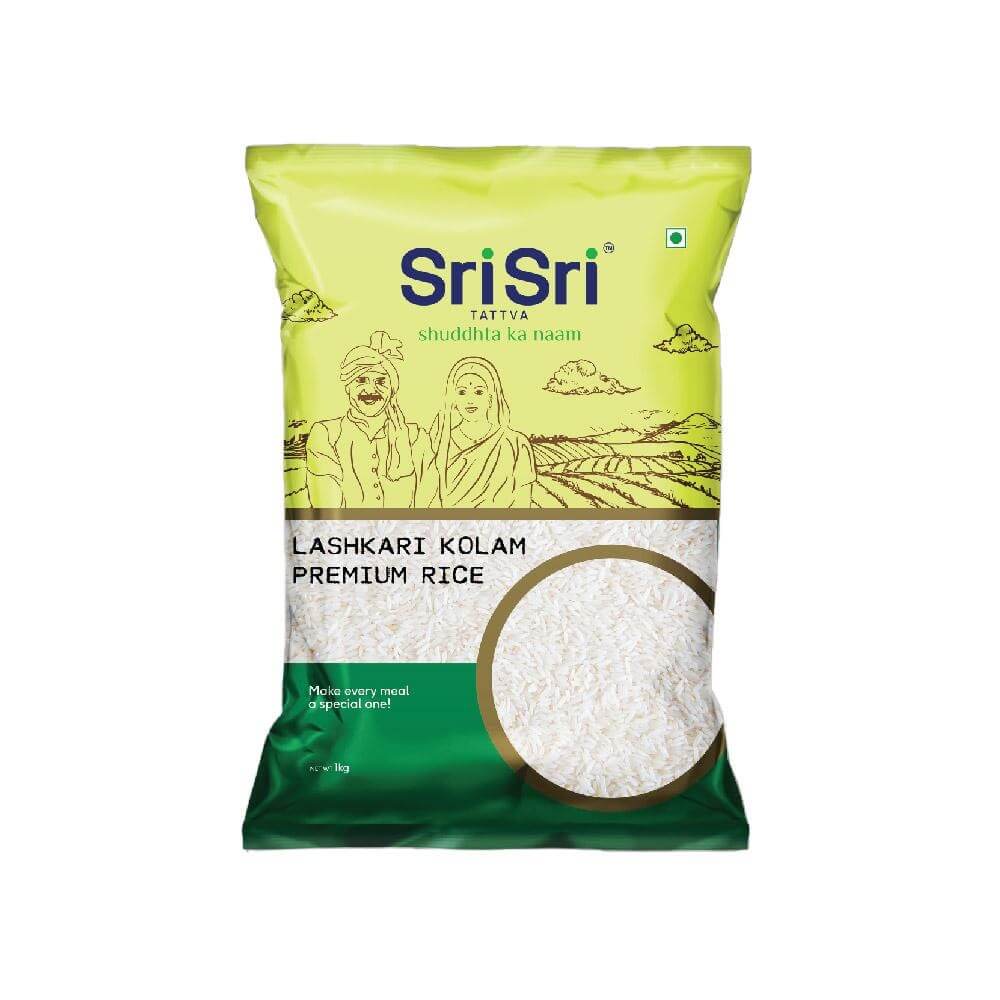Sri Sri Tattva Lashkari Kolam Premium Rice | Grocsy