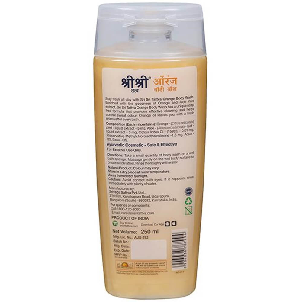 Sri Sri Tattva Orange Body Wash | Grocsy