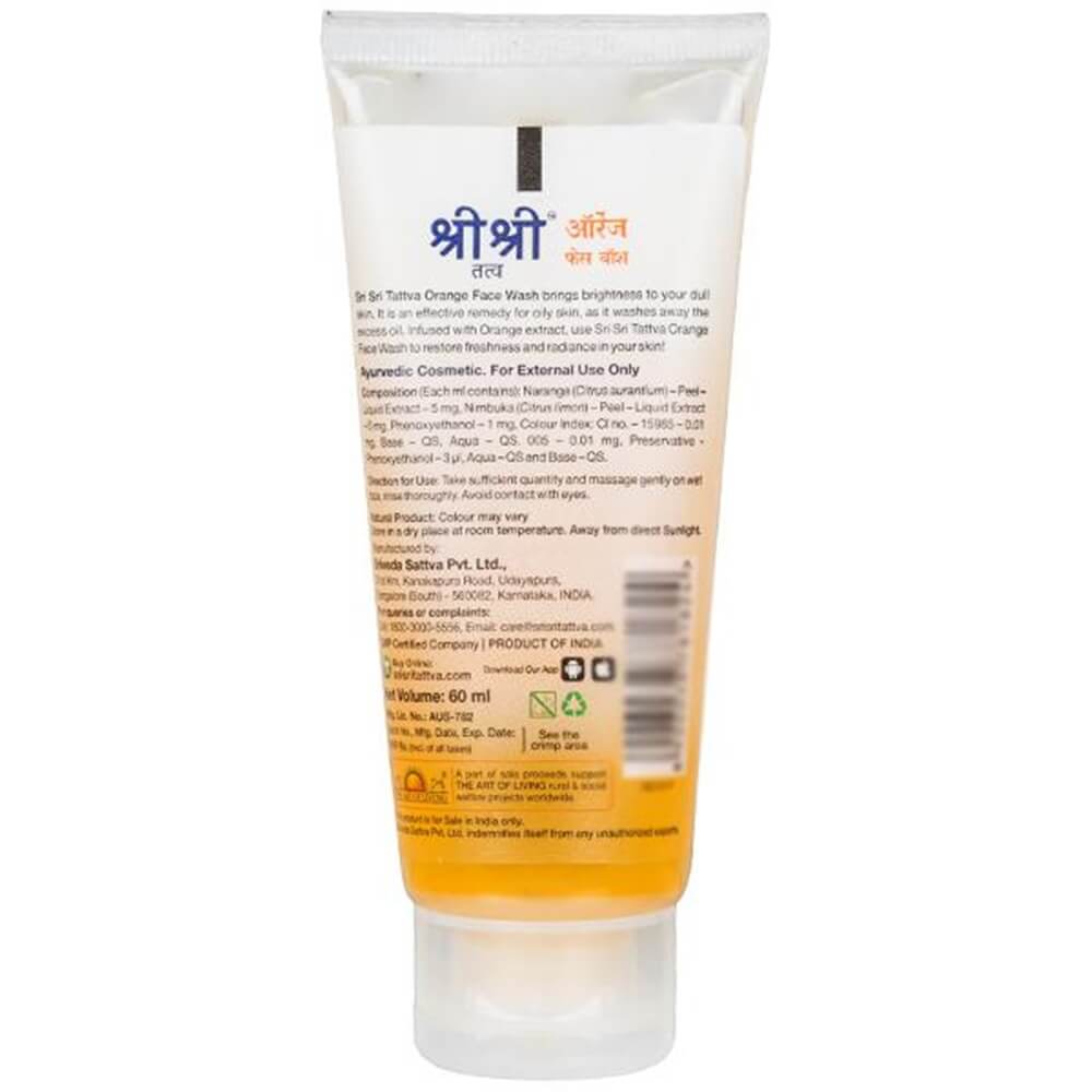 Sri Sri Tattva Orange Face Wash | Grocsy