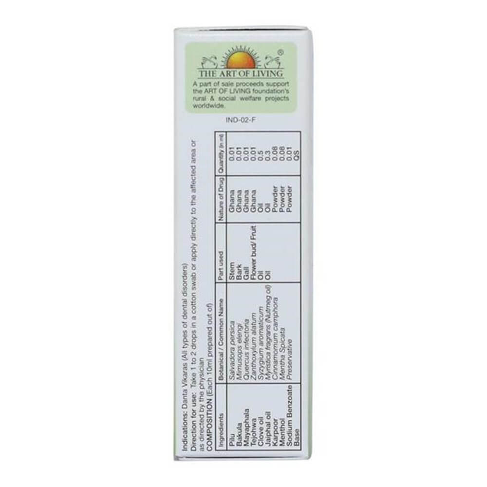 Sri Sri Tattva Sudanta Tooth Drops | Grocsy