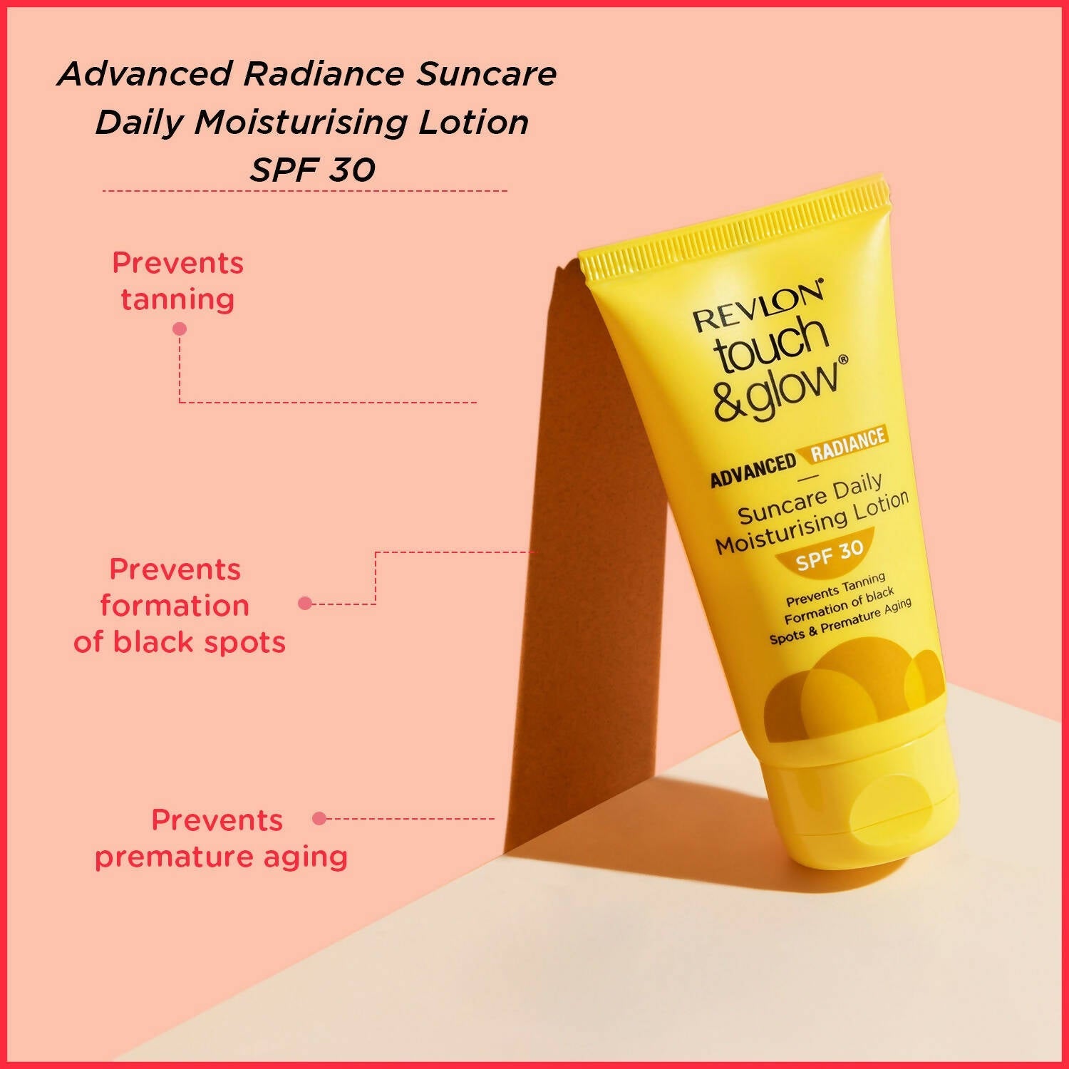Revlon Touch & Glow Advanced Radiance Sun Care Daily Moisturizing Lotion SPF 30 | Grocsy