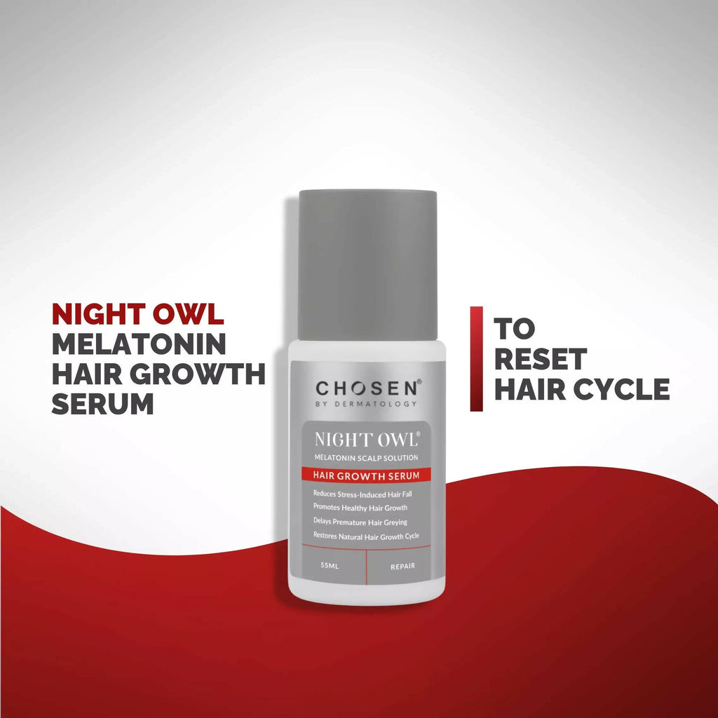Chosen Night Owl Melatonin Scalp Lotion Hair Growth Serum | Grocsy