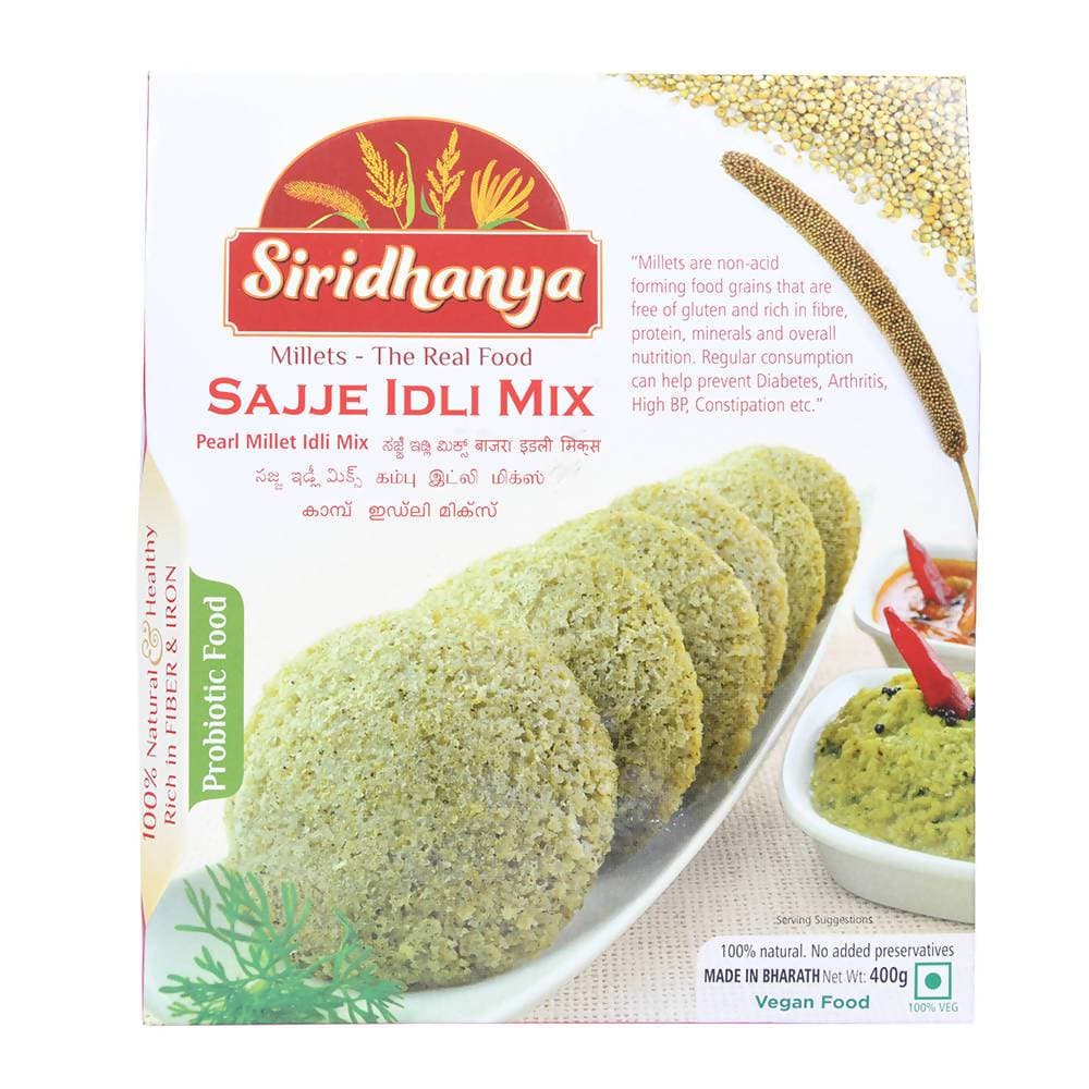 Siridhanya Pearl Millet/Sajje Idli Mix | Grocsy