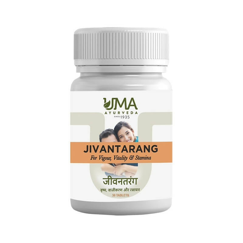 Uma Ayurveda Jivan Tarang Performance Booster Ayurvedic Tablets for Men | Grocsy