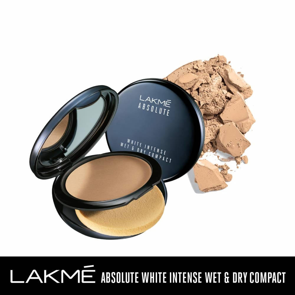 Lakme Absolute White Intense Wet and Dry Compact - Beige Honey | Grocsy
