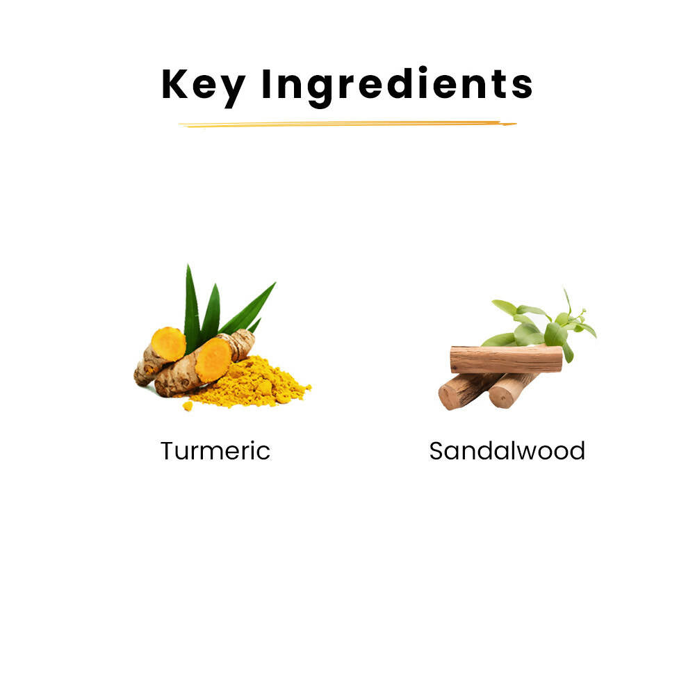 Tru Hair & Skin Turmeric & Sandalwood De-Tan Face Pack | Grocsy