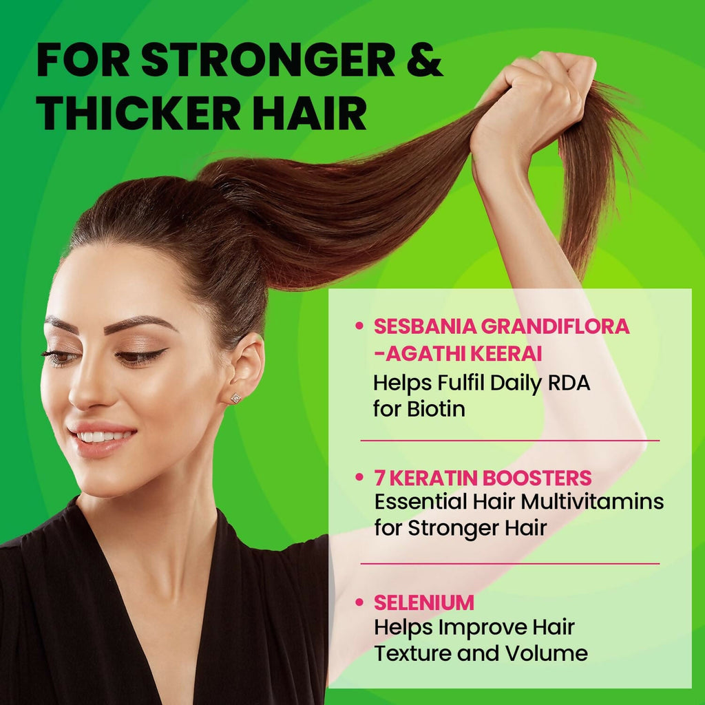 Chicnutrix Popz Biotin Melts - For Stronger & Thicker Hair | Grocsy