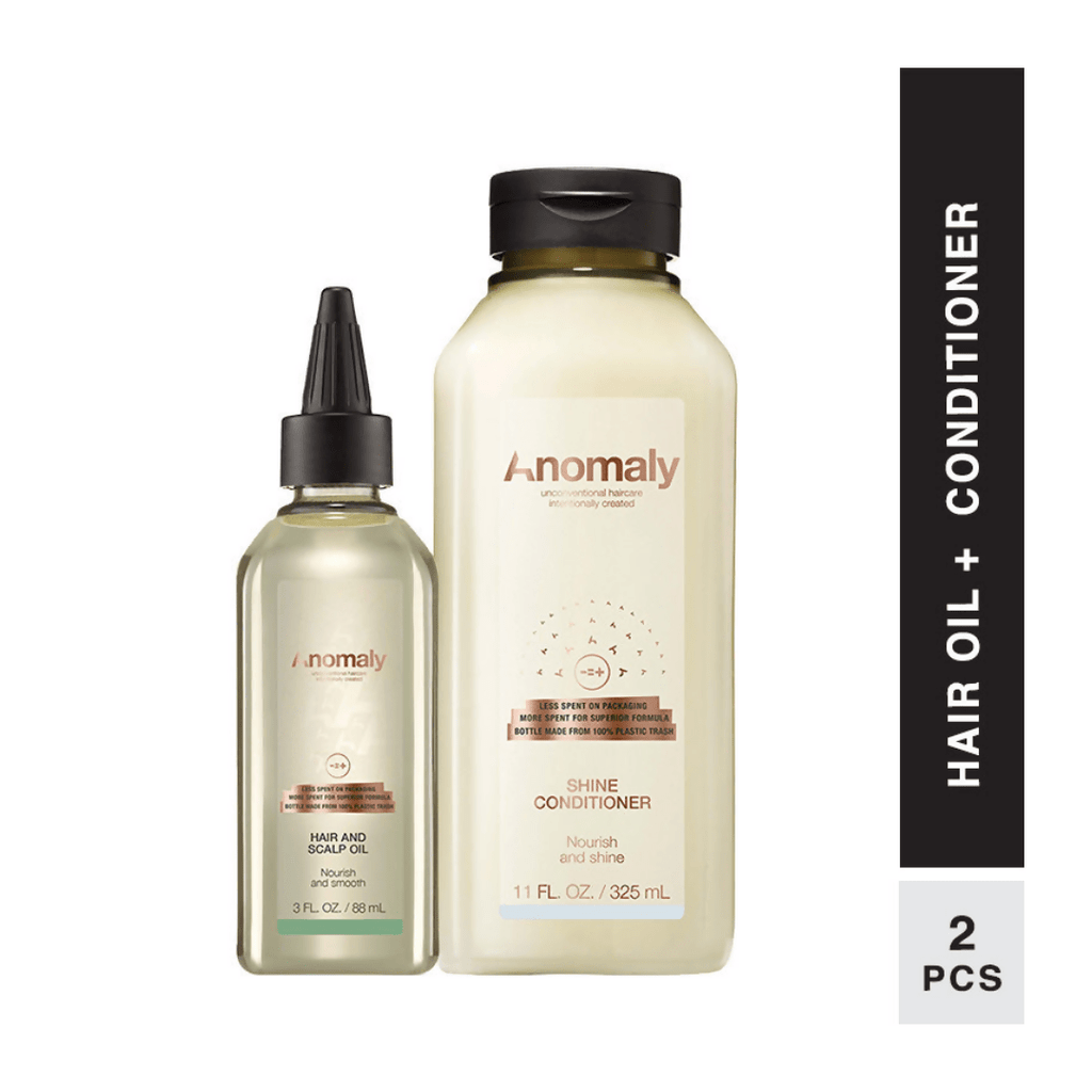 Anomaly by Priyanka Chopra Shine Conditioner & Hair Oil Combo | Grocsy