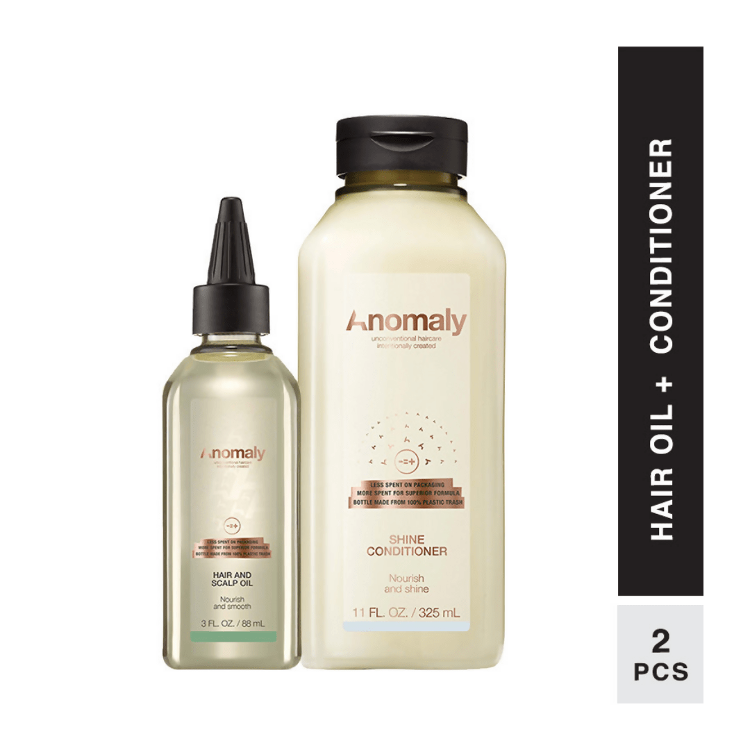 Anomaly by Priyanka Chopra Shine Conditioner & Hair Oil Combo | Grocsy