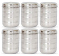 Stainless Steel Canisters 6 Pieces | Grocsy