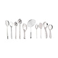 Stainless Steel Cooking and Serving Spoon - Set of 10 | Grocsy