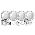 Stainless Steel Glory Dinner Set, 16-Pieces | Grocsy