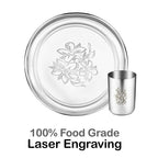 Stainless Steel Glory Dinner Set, 16-Pieces | Grocsy