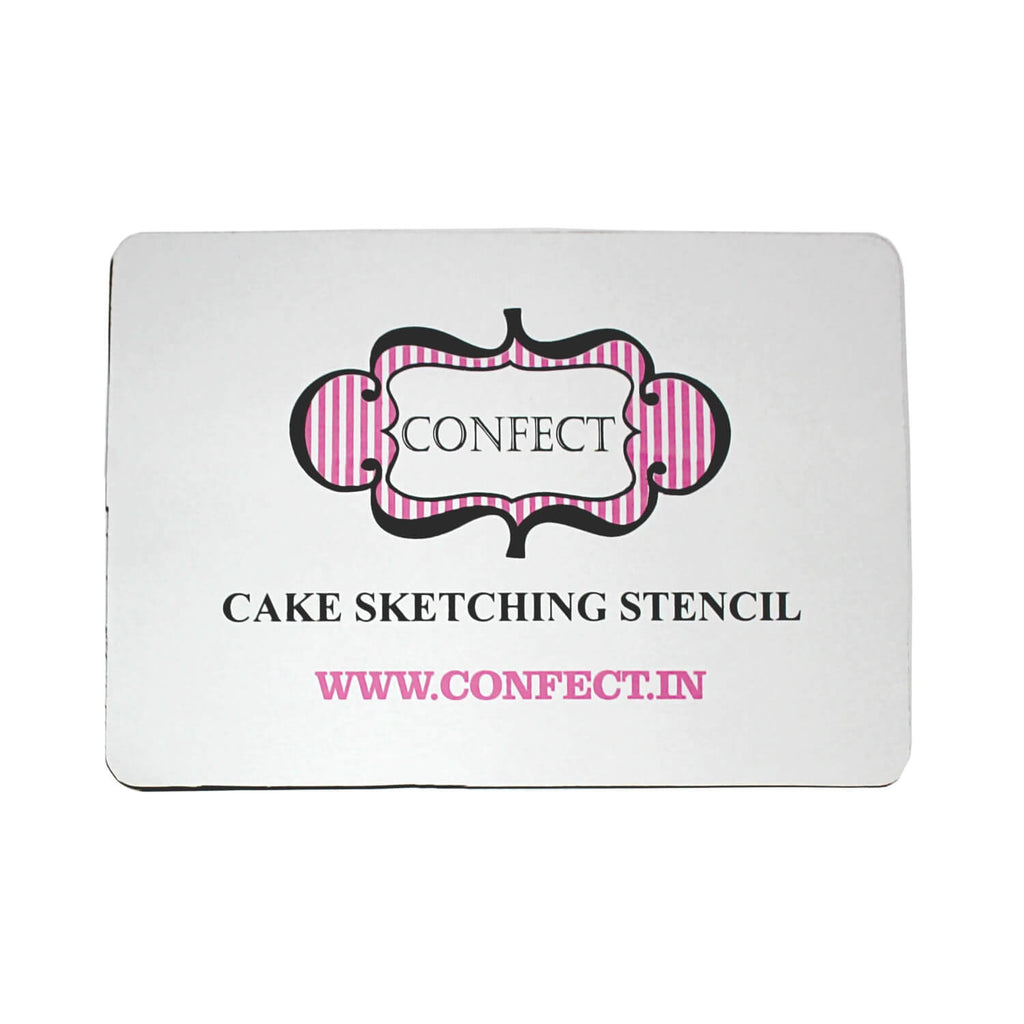 Confect Round Cake Sketching Stencils | Grocsy
