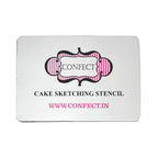 Confect Round Cake Sketching Stencils | Grocsy