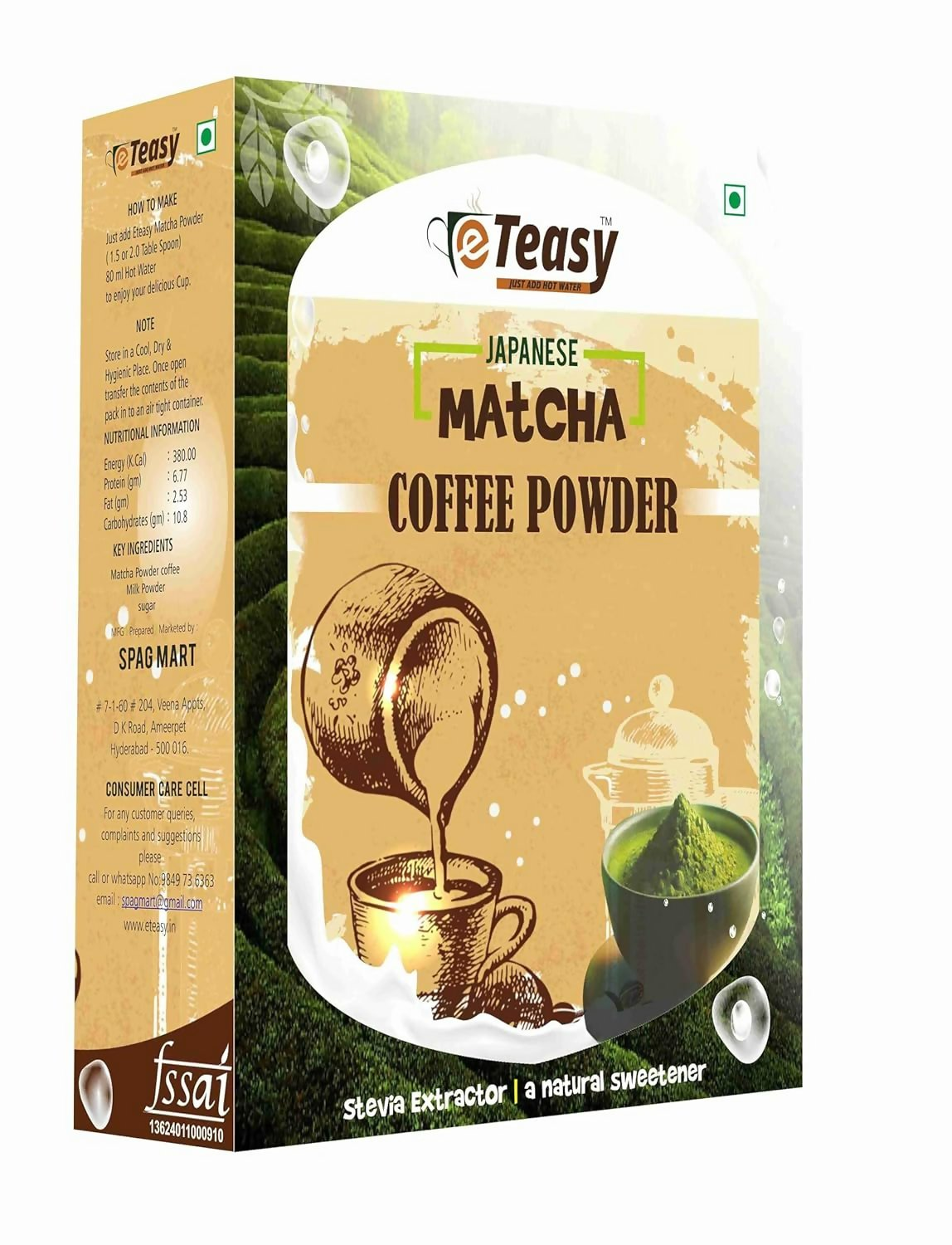 Eteasy Japanese Matcha Coffee Powder | Grocsy