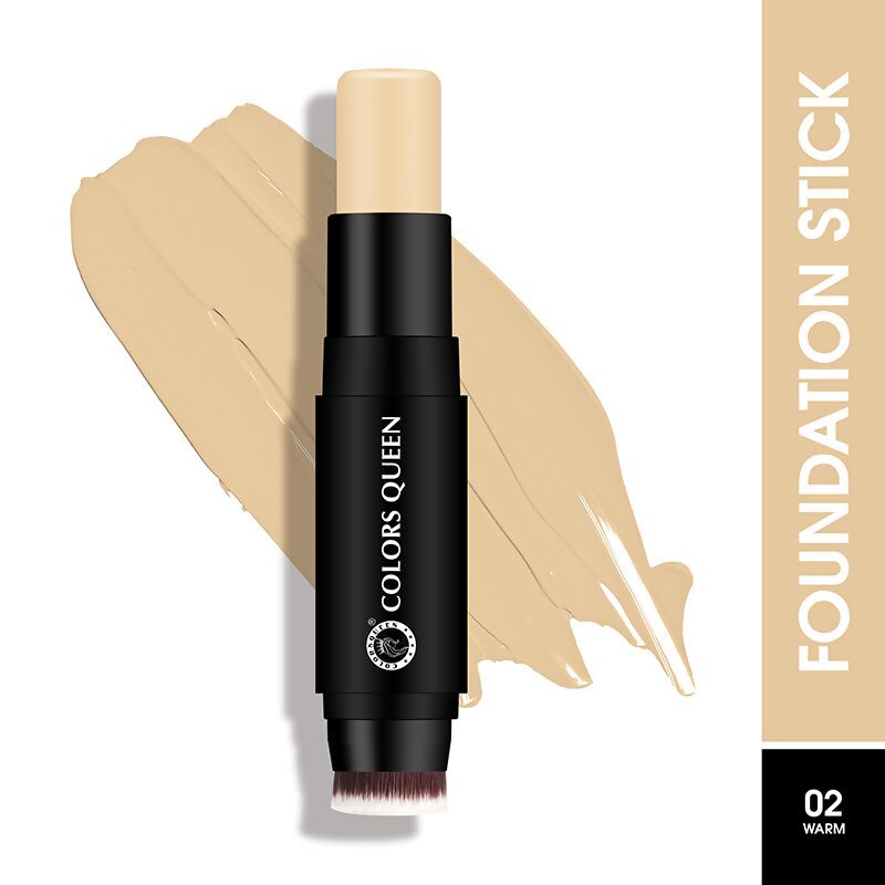 Colors Queen Fix & Blend Foundation Stick - 02 Warm | Grocsy