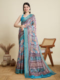 Vedant Vastram Cotton Silk Fancy Jacquard Bollywood Saree - Rama | Grocsy