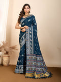 Vedant Vastram Maslin Dola Silk Kanjeevaram Silk Saree - Morpich | Grocsy