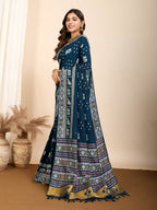 Vedant Vastram Maslin Dola Silk Kanjeevaram Silk Saree - Morpich | Grocsy