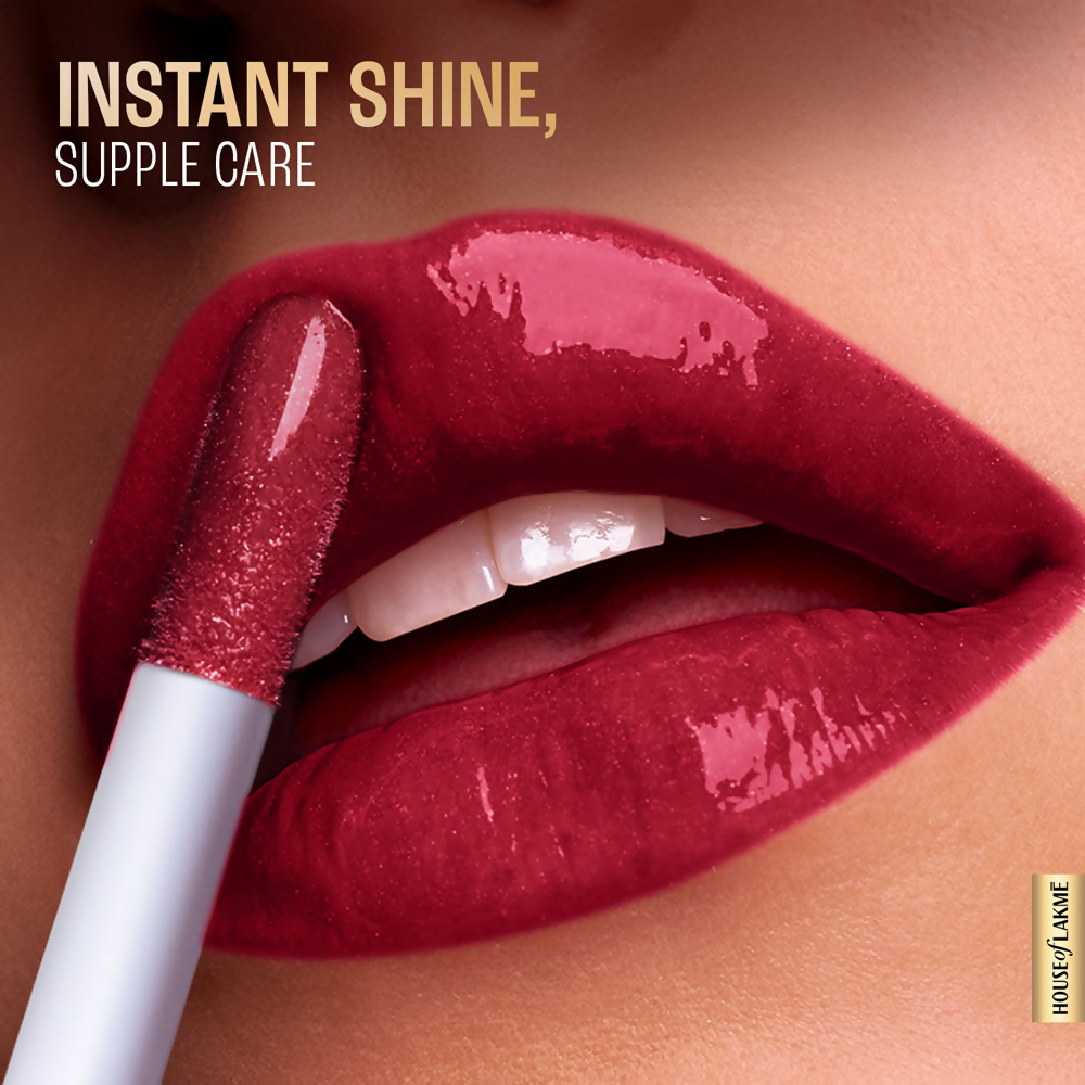 Lakme Superglow Vit C Gloss - Cherry Red | Grocsy