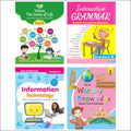 Self Enhancement Student Workbooks Grade 2| Set of 4|Computer|Grammar|World of Knowledge-Value Education| Ages 7-8 Year | Grocsy