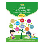 Self Enhancement Student Workbooks Grade 2| Set of 4|Computer|Grammar|World of Knowledge-Value Education| Ages 7-8 Year | Grocsy