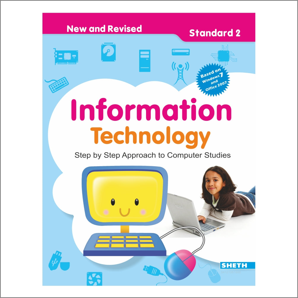 Self Enhancement Student Workbooks Grade 2| Set of 4|Computer|Grammar|World of Knowledge-Value Education| Ages 7-8 Year | Grocsy