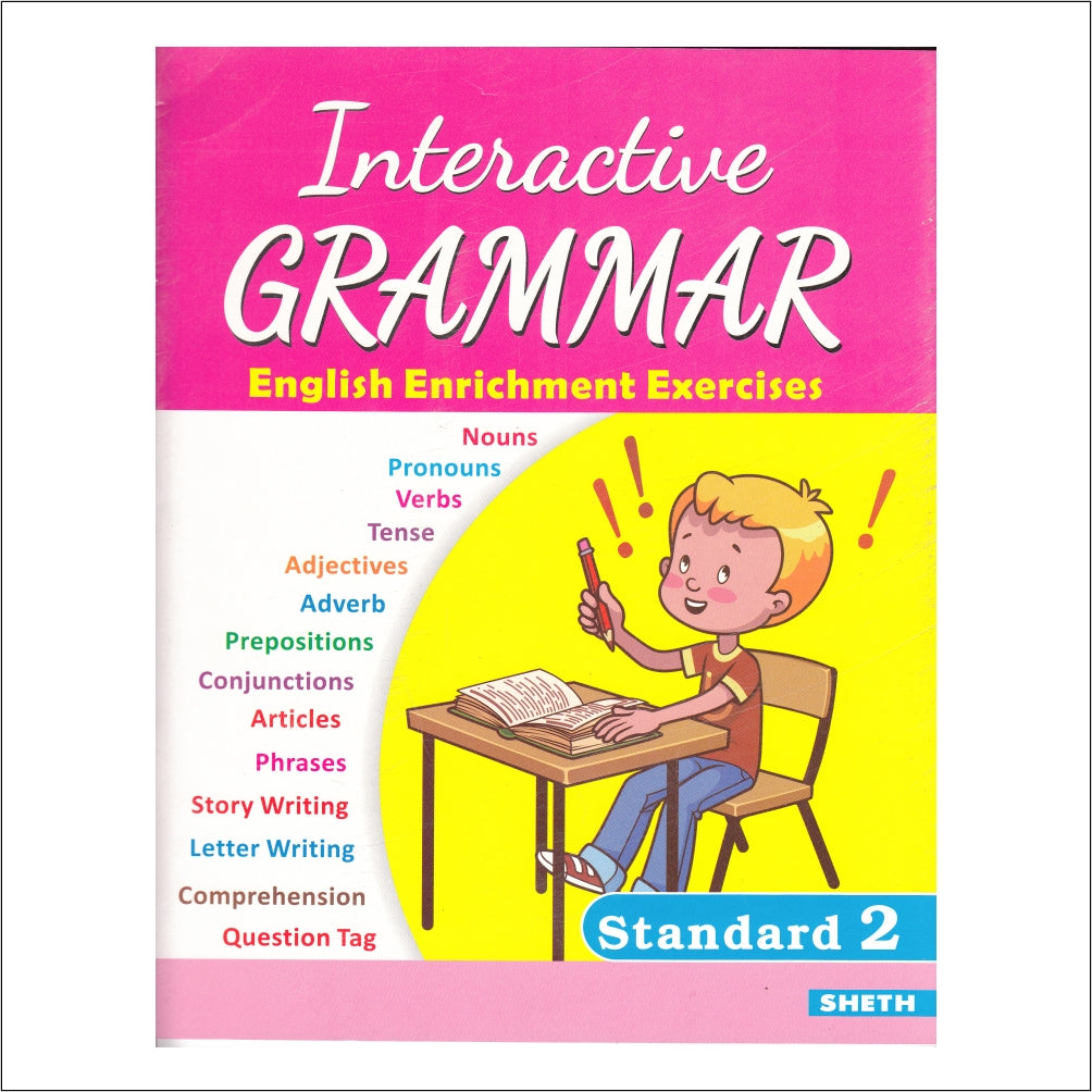 Self Enhancement Student Workbooks Grade 2| Set of 4|Computer|Grammar|World of Knowledge-Value Education| Ages 7-8 Year | Grocsy