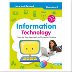Self Enhancement Student Workbooks Grade 3| Set of 4| Computer-Grammar-World of Knowledge-Value Education| Ages 8-9 Year | Grocsy