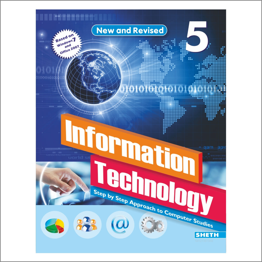 Self Enhancement Student Workbooks Grade 5| Set of 4|Computer-Grammar-World of Knowledge-Value Education|Ages 10-11 Year | Grocsy