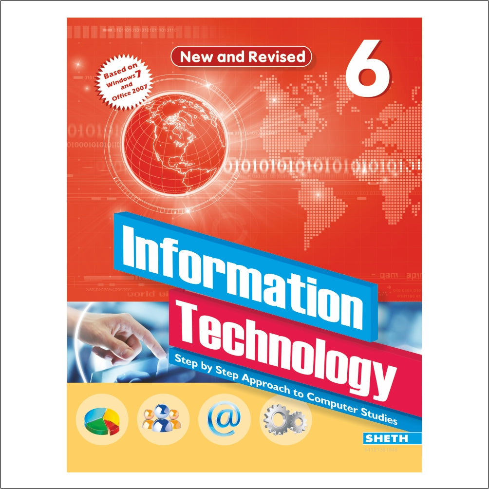 Self Enhancement Student Workbooks Grade 6| Set of 4|Computer-Grammar-World of Knowledge-Value Education|Ages 11-12 Year | Grocsy