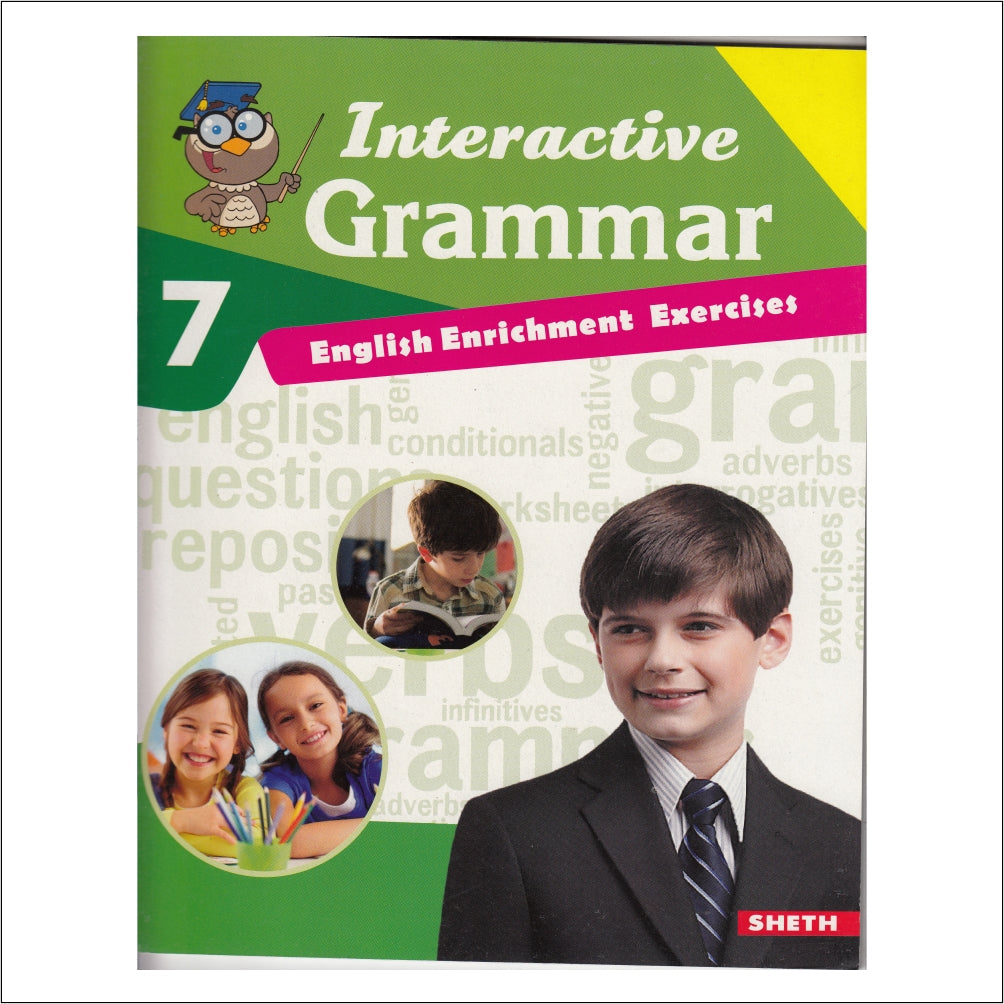Self Enhancement Student Workbooks Grade 7| Set of 4|Computer-Grammar-World of Knowledge-Value Education|Ages 12-13 Year | Grocsy