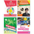 Self Enhancement Student Workbooks Grade 8| Set of 4|Computer-Grammar-World of Knowledge-Value Education|Ages 13-14 Year | Grocsy